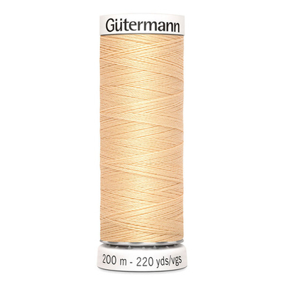 Нитки универсальные Gutermann Sew-all, 200м, 006 кремово-бежевый, 5 катушек