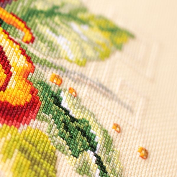 Набор для вышивания нитками Чудесная игла, Перец 18х25 см