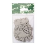 Заготовка из картона Золотая клетка 7,2х5,3см, 5х5,8см, 6,2х5см, 4 шт, Астра