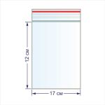 Пакет с замком 45 мкр. 12х17 см, 100 шт, Gamma