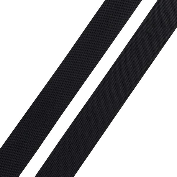 Стропа (ременная лента) 25 мм / 45.5 метров, [15 г/пог.м], черный, ГРХ10034