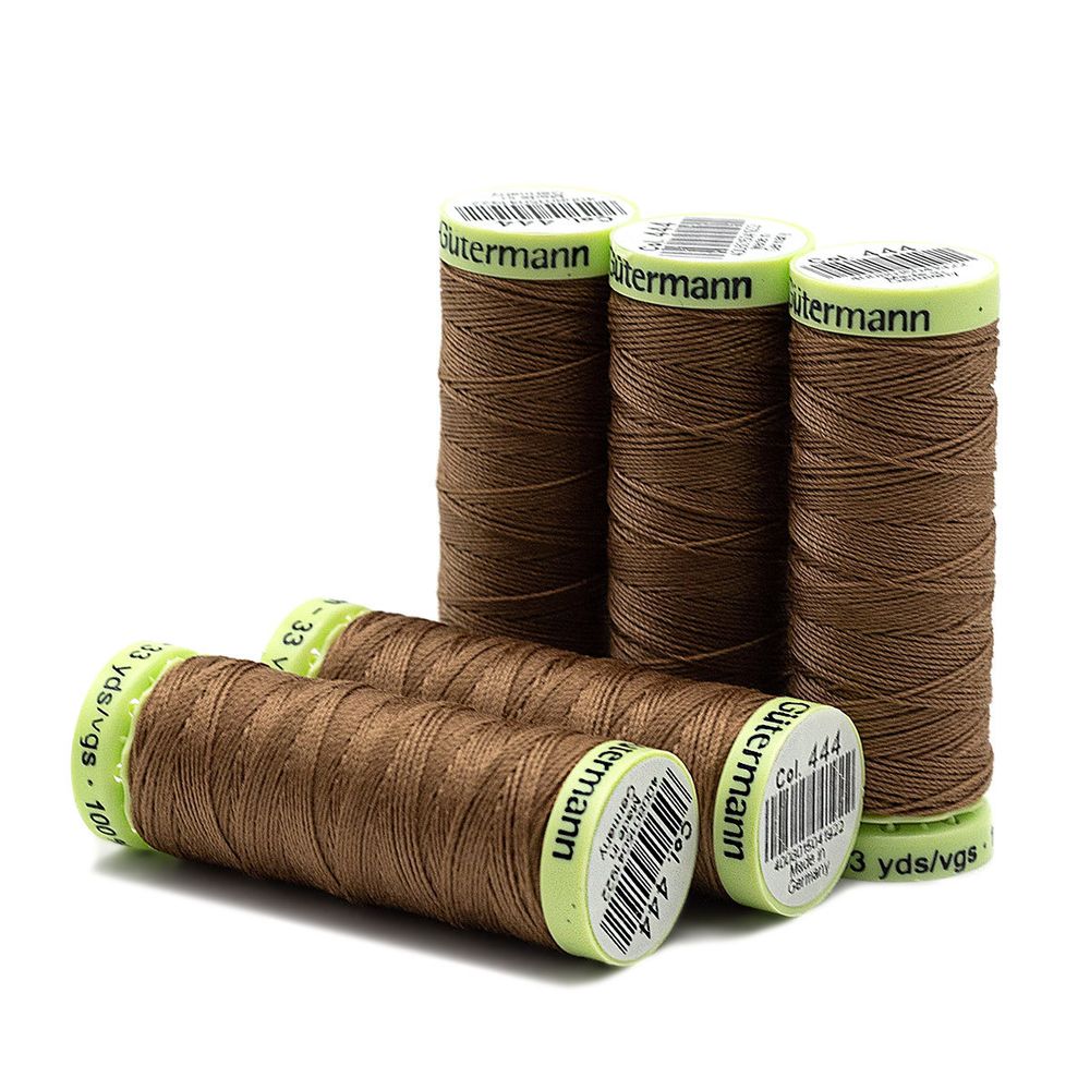 Нитки отделочные Gutermann Top Stitch, 30м, 444 т.бежево-розовый, 5 катушек