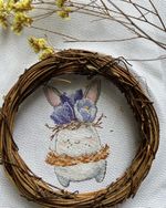 Набор для вышивания нитками Сделай своими руками, Весеннее трио, 7х10 см