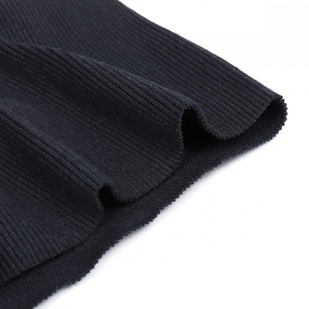 Кашкорсе с лайкрой пенье 400 г/м², 60+60 см / 15 метров, КАШ.400.Т.СИН.МЕЛ.15, т.синий меланж