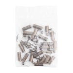 Наконечник для шнура металл 20,7х7 мм, металл, бронза, 6660-0073, 20 шт