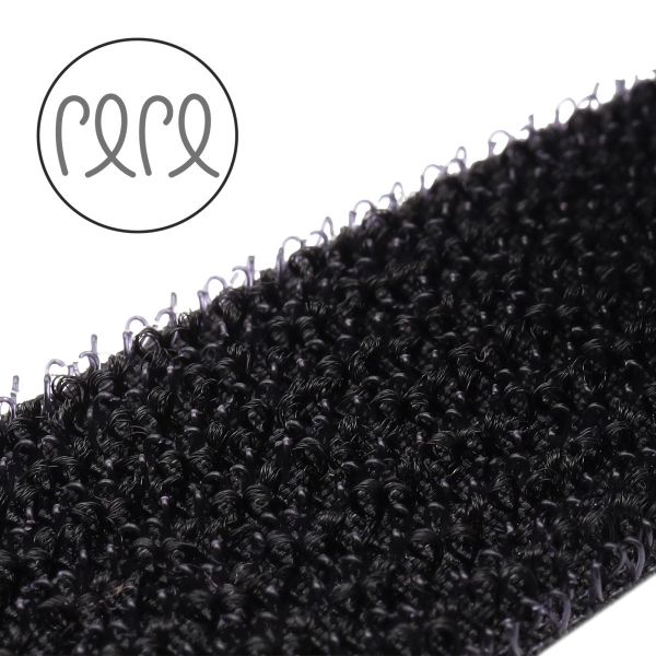 Лента контактная липучка (велкро) гибридная пришивная (2в1) 25 мм / 1 метр, 9.7 г/м, 6131-9093