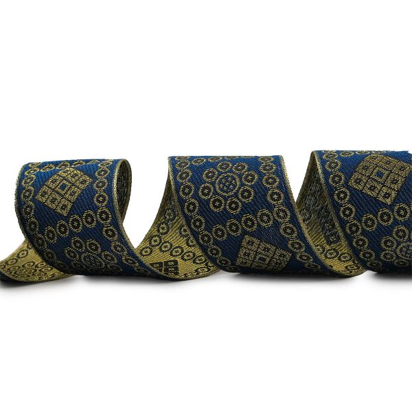 Лента (тесьма) жаккардовая 40.0 мм / 9 метров, Astra&Craft (187) SR1358