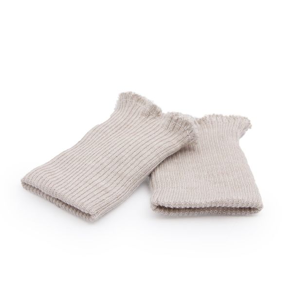 Манжеты трикотажные 6.5х9.5 см, 1 пара, тонкие, 848 жемчуг