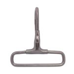 Карабин металл 40 мм (50х44 мм), бл.никель, 20 шт