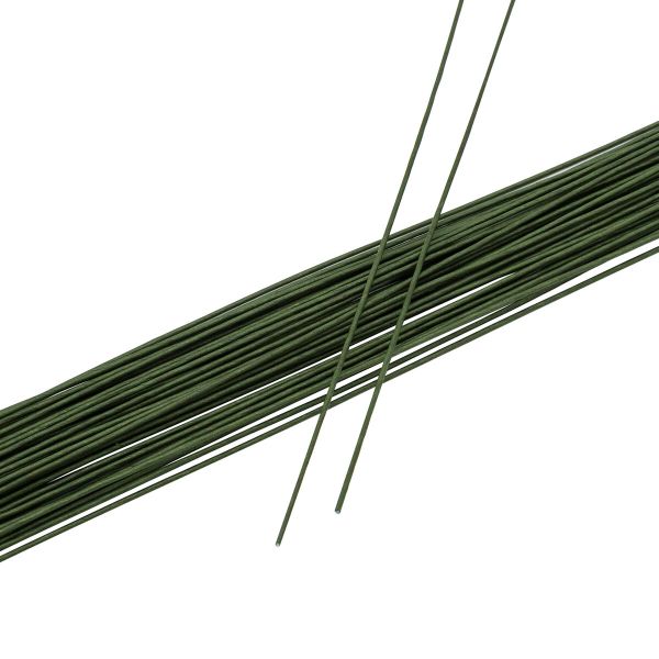 Проволока флористическая в бумажной оплетке ⌀1.2 мм, l=40 см, 50±5 шт, зеленый, Astra&Craft