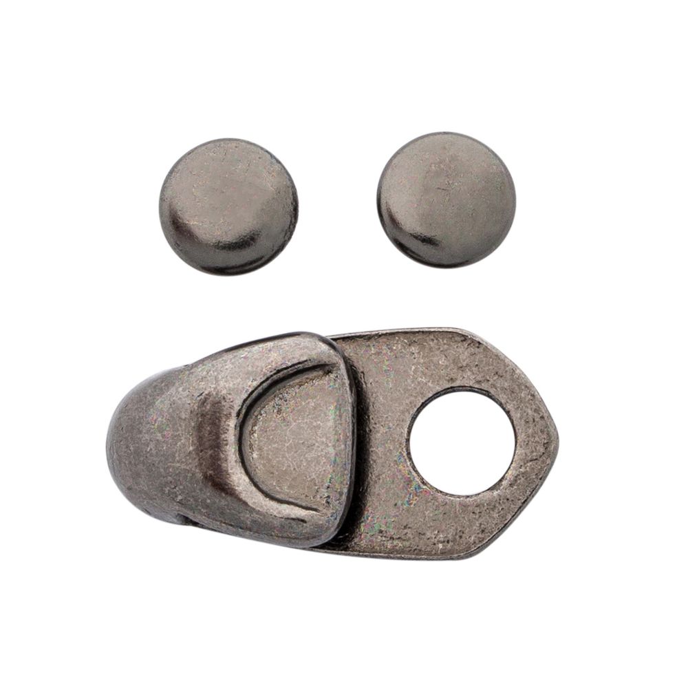 Крючки обувные 19 мм, чер.никель, 20 шт