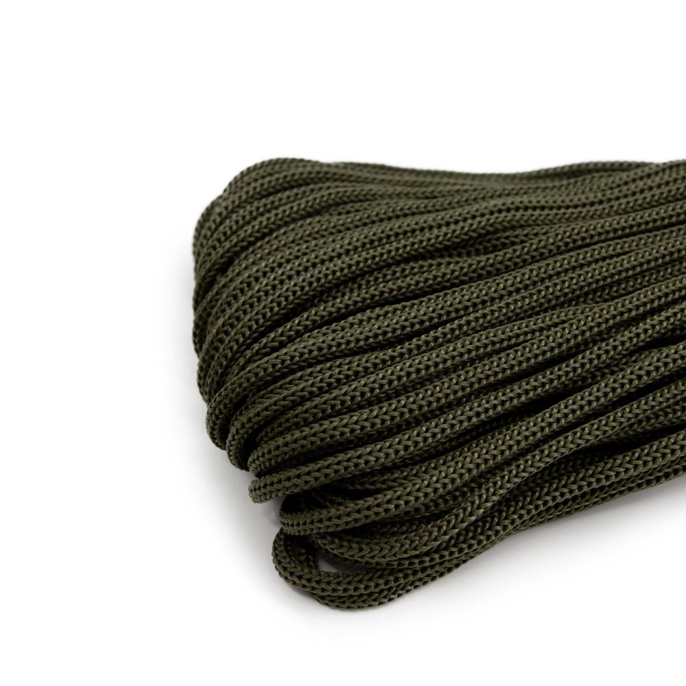 Шнур полипропилен круглый вязаный ⌀5.0 мм / 100 метров, 5-05 хаки