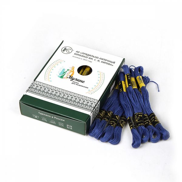 Мулине ПНК им.Кирова цв.8208, 24 мотка по 8 метров