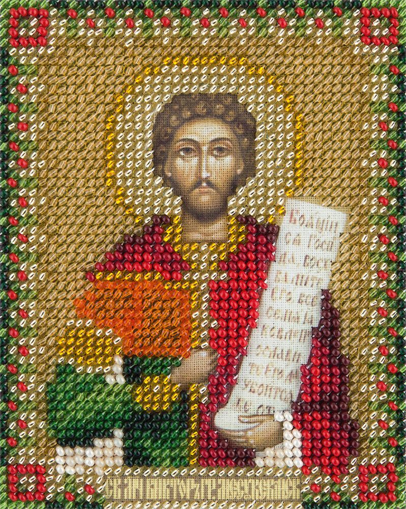 Panna, Икона Святого мученика Виктора Месукевийского, Грузинского, 8,5х11 см
