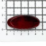 Пуговицы на ножке 72L (46мм), пластик, 3.01-416-46 черно-красный, 20 шт