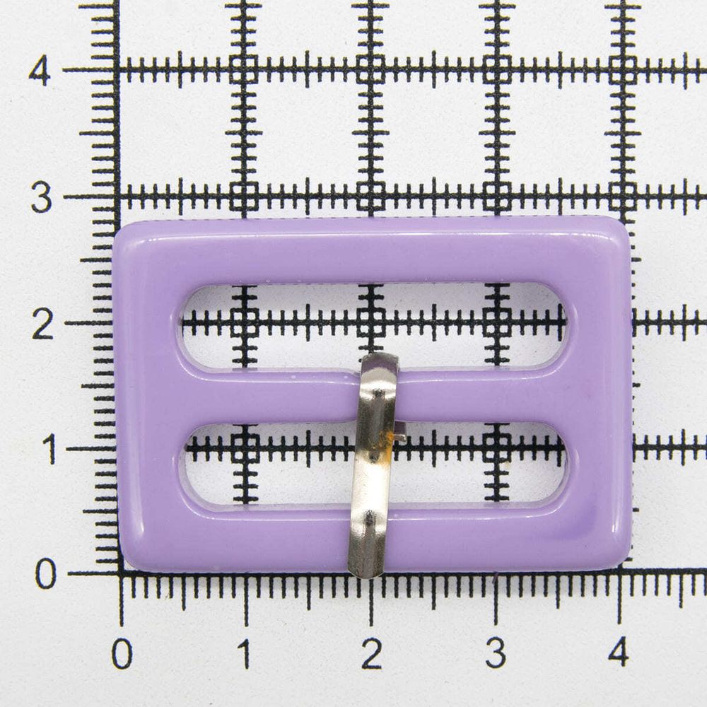 Пряжка с язычком 30 мм, 862 сирень, 10 шт /TOS/