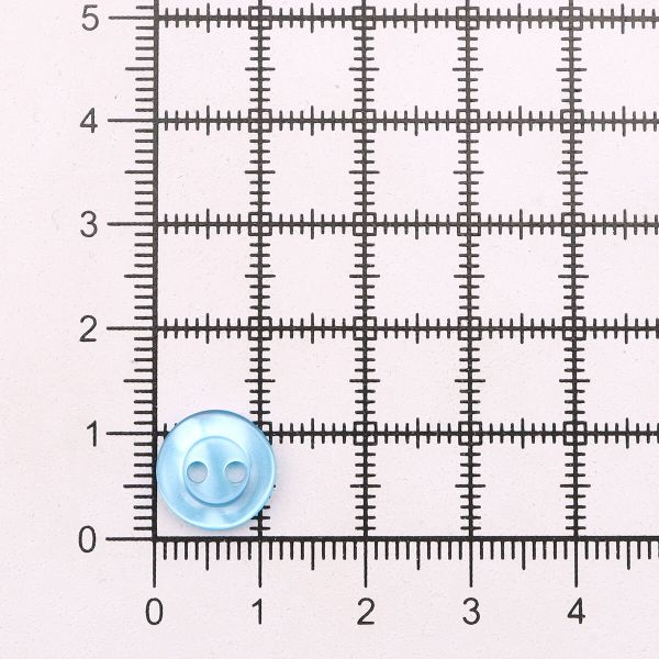 Пуговицы 2 прокола 18L, 11 мм, (col. 14 (голубой)), CB-M-10, 144 шт