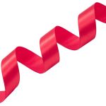 Лента атласная 1-сторонняя 25.0 мм / 22.86±1 метров, 027 ярко-красный, Globus