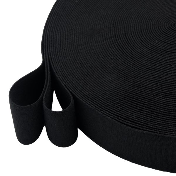 Резинка поясная 40.0 мм / 25 метров, черный