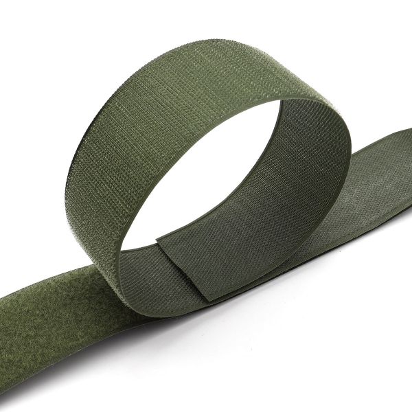 Лента контактная липучка (велкро) пришивная 50 мм / 25 метров, 093 хаки, /пара/, кач.