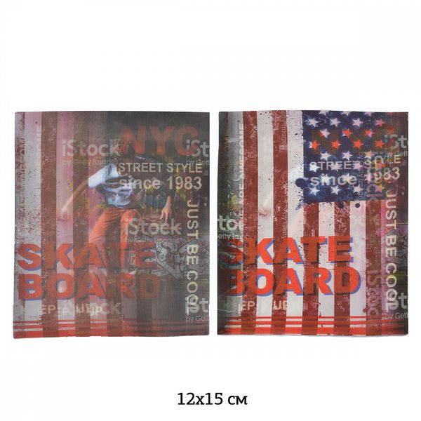 Термоаппликация 3D (интерактивные) 3D10 NYC 12х15см, 5 шт