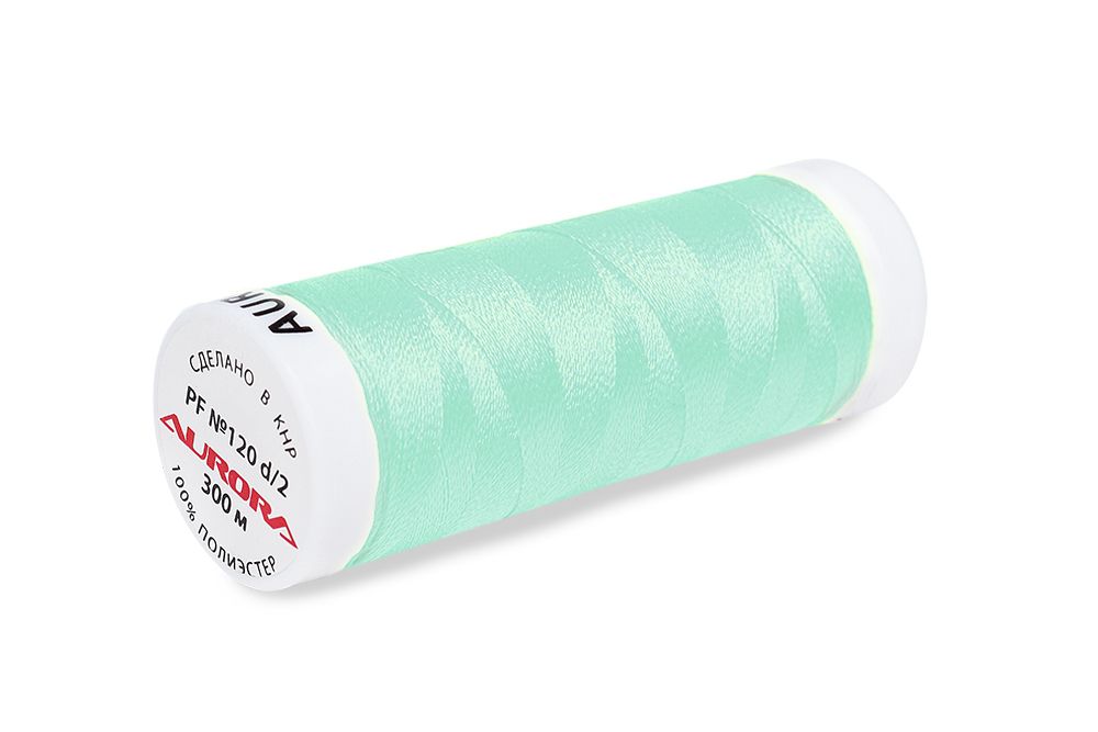 Нитки для креативных работ Aurora №120, 300 м, цв. PF220, 5 катушек