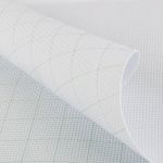 Канва Aida 11 ct, 150 см / 10 метров, белый в клетку, Gamma K03R