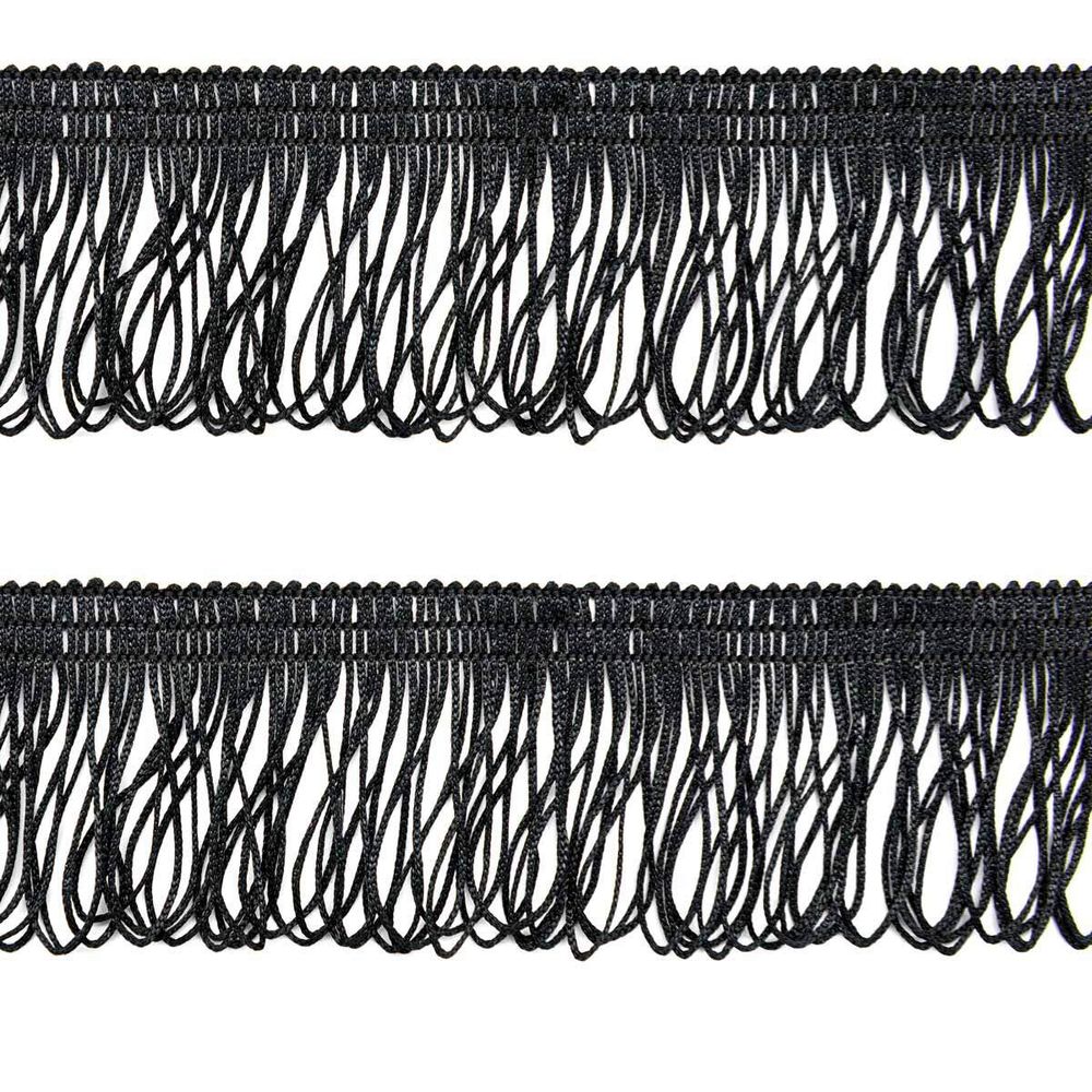 Бахрома отделочная 60.0 мм / 25 метров, 115 черный