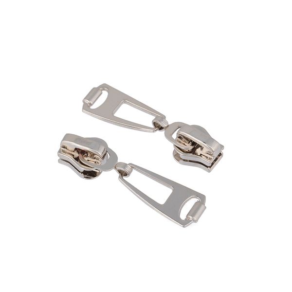 Слайдер (замок) для молнии трактор Т5 (5 мм), арт.TBT5887 цв.никель уп.500 шт