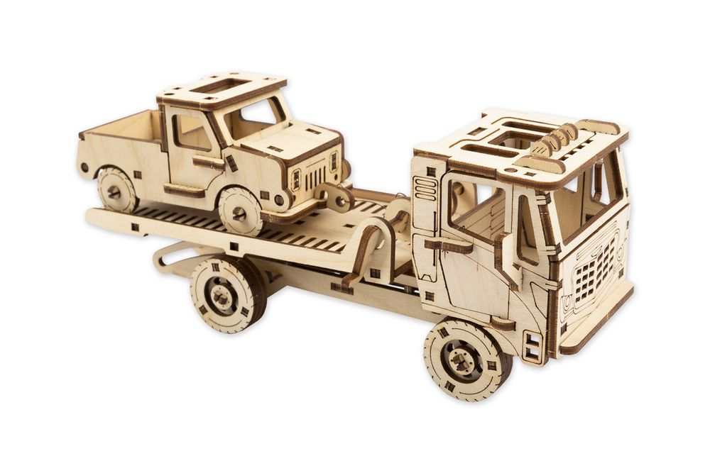 Пазл 3D фанера, Эвакуатор, Rezark BIR-011