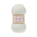 Пряжа Alize (Ализе) Baby Best / уп.5 мот. по 100 г, 240м, 450 жемчужный A