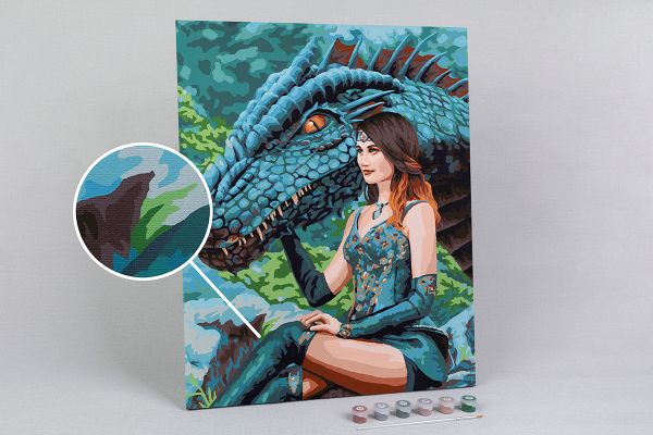 Картина по номерам Фрея PNB/PL-210, Мать драконов, 50х40 см