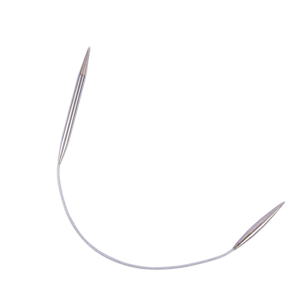 Спицы круговые металл ⌀5.0 мм, 25 см, 1 шт, с металлической леской, Gamma MNF
