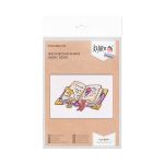 Набор для вышивания нитками Klart 12-049, Магическая книга, 12х8.5 см