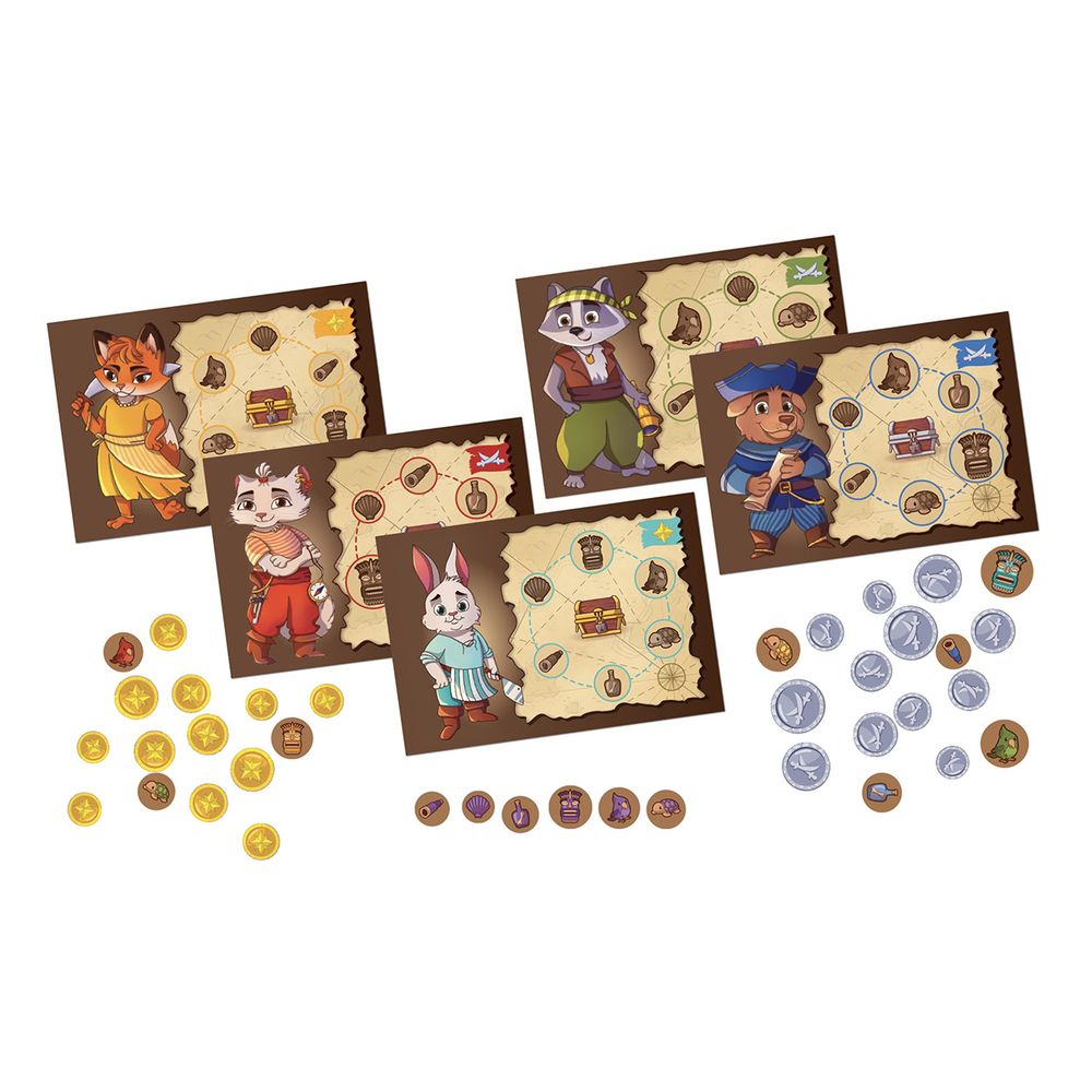 Игра настольная Карта Сокровищ, Zvezda 8435