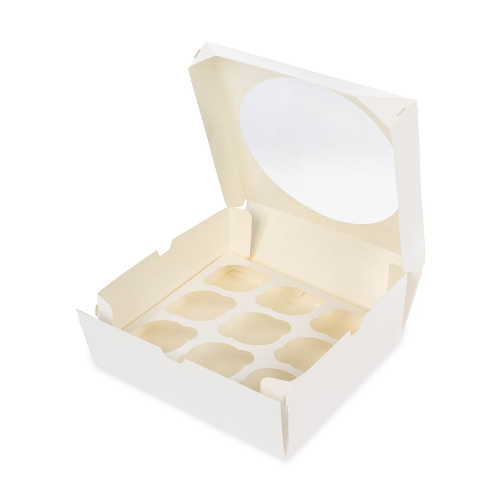 Коробка для маффинов с ложементом 25х25х10 см, S-Chief BFC-017