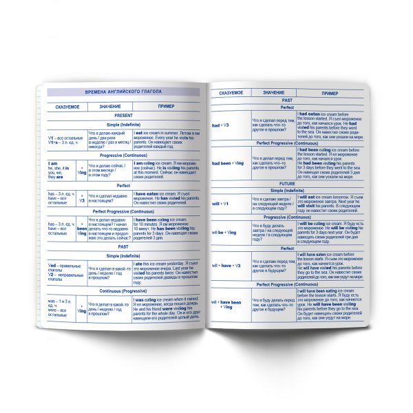 Тетрадь со справочным материалом На задней парте, выбор.лак, A5+ 48 л. на скобе 65 г/м², белизна 100 %, 10 шт, клетка, 01299 На задней парте Английский язык, Светоч Т141