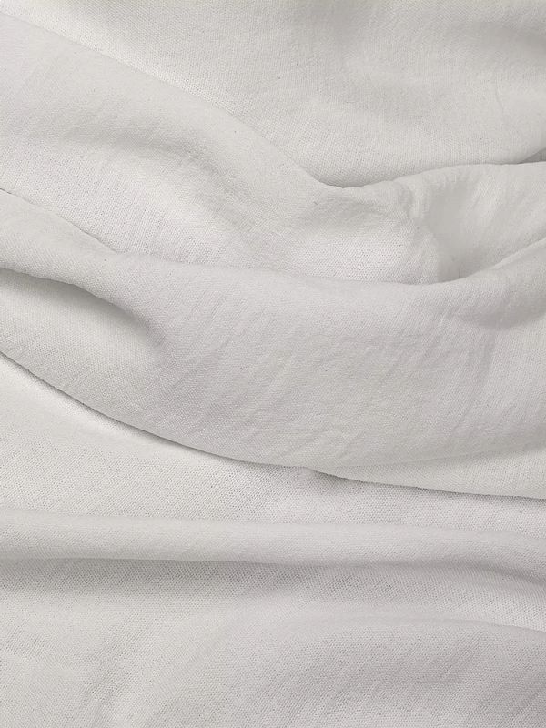 Лен Манго 160 г/м², 150 см / 3 метра, TBY.Mg.01.3, цв.белый