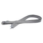 Молния трактор Arta Т6 (6 мм) 2 зам., разъем., 100 см, цв. 074 серый, уп.5 шт