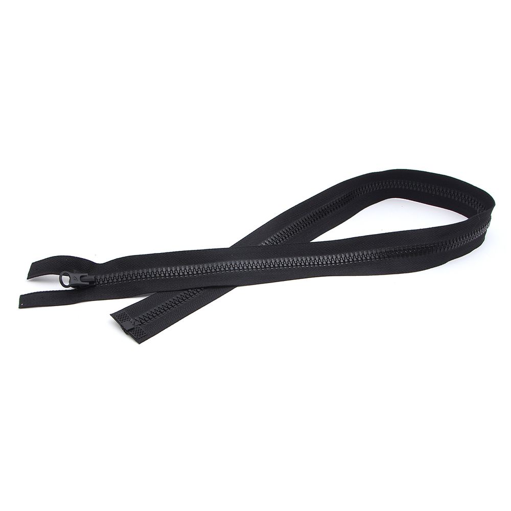 Молния трактор Arta Т6 (6 мм) 1 зам., разъем., 75 см, с реверсным замком, цв. 077 черный, 1 шт