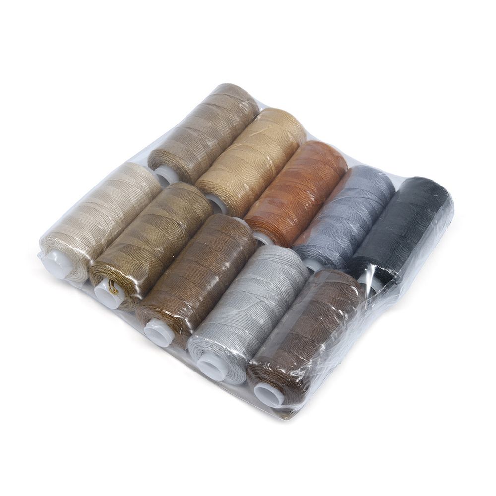 Нитки швейные 20/3 (120м) 10 шт Astra&Craft (ассорти №1)