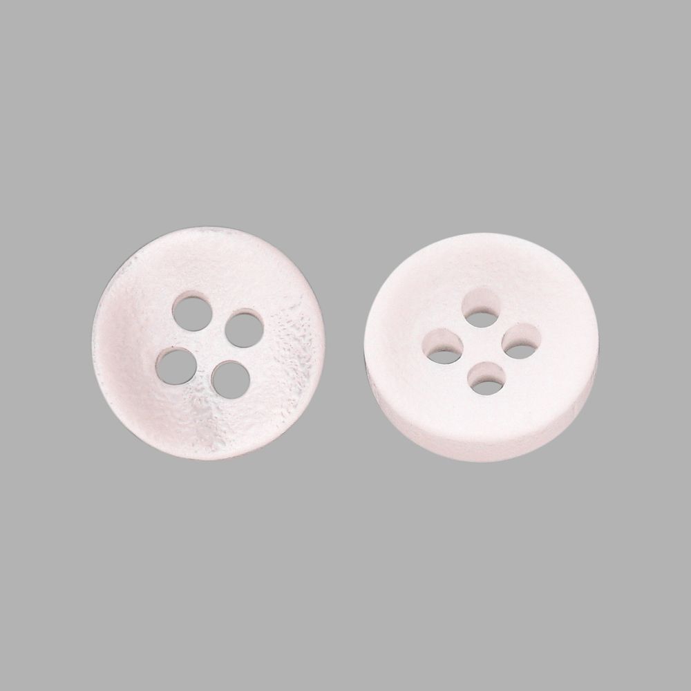 Пуговицы 4 прокола 18L=11 мм, пластик, Wht-01 белый, 72 шт, CN2842