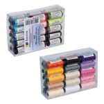 Нитки швейные бытовые Gamma 40/2, 365 м / 10 кат., ассорти 01