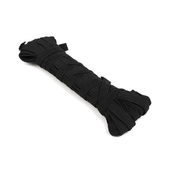 Резинка бельевая (стандартная) 10.0 мм / 100 метров, черный