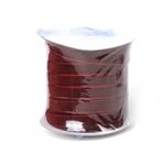 Лента бархатная (тесьма) 10.0 мм / 22.86±1 метров, арт.10VR44 нейлон цв.бордо