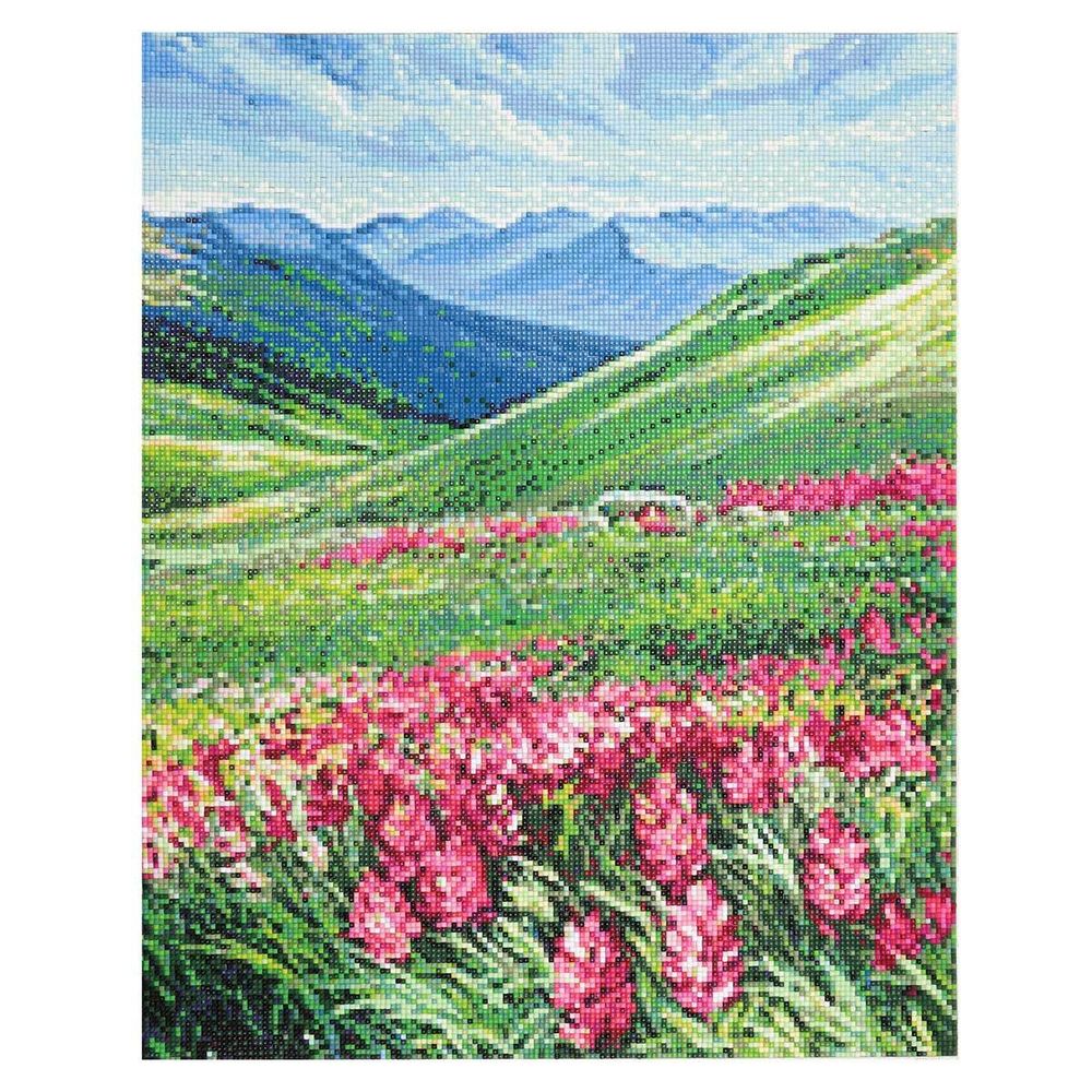 Алмазная (кристальная) мозаика Cristyle, Горный пейзаж Екатерина Давалова, 40х50