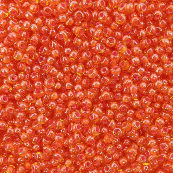 Бисер Preciosa прозрачный с цв. центром, круг.отв., 500г, (81016)331-19001/10/0