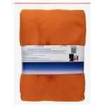 Флис 2-сторонний 280 г/м², 150х160±5 см, оранжевый/orange, Gamma FG-005N