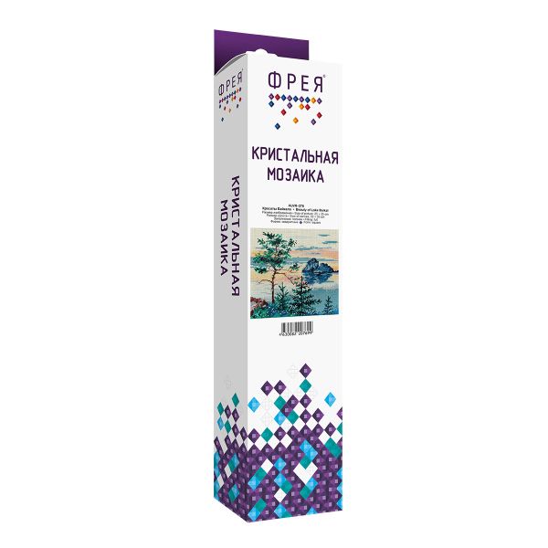 Алмазная (кристальная) мозаика Фрея, Красоты Байкала, 25х25 см