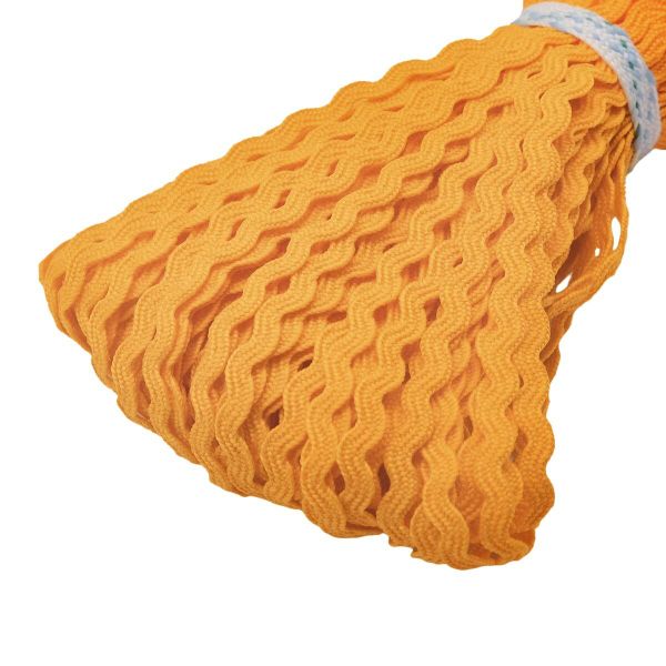 Тесьма вьюнчик, 3 мм, 30 метров (желтый), 30 метров